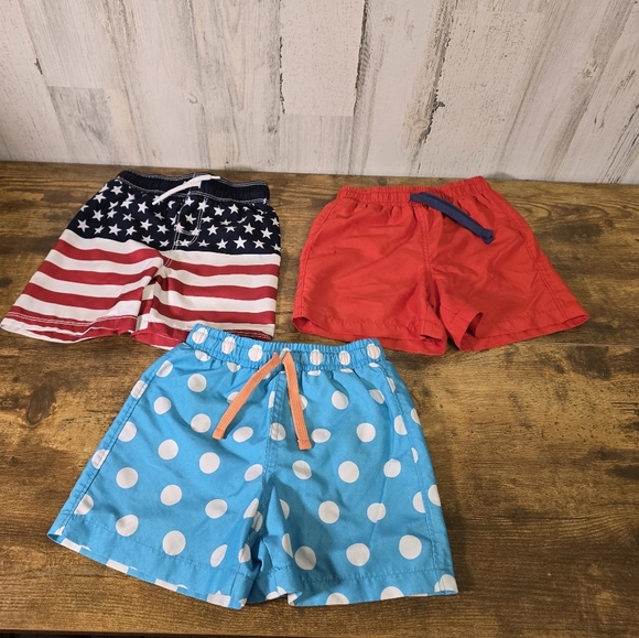 Toddler boys size 2-3 years summer swim shorts bundle of 3 - Picture 1 of 9